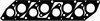 BGA MG9530 Gasket, intake/ exhaust manifold